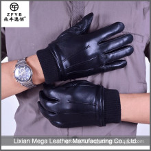 China wholesale high quality fashion Mens Leather Gloves